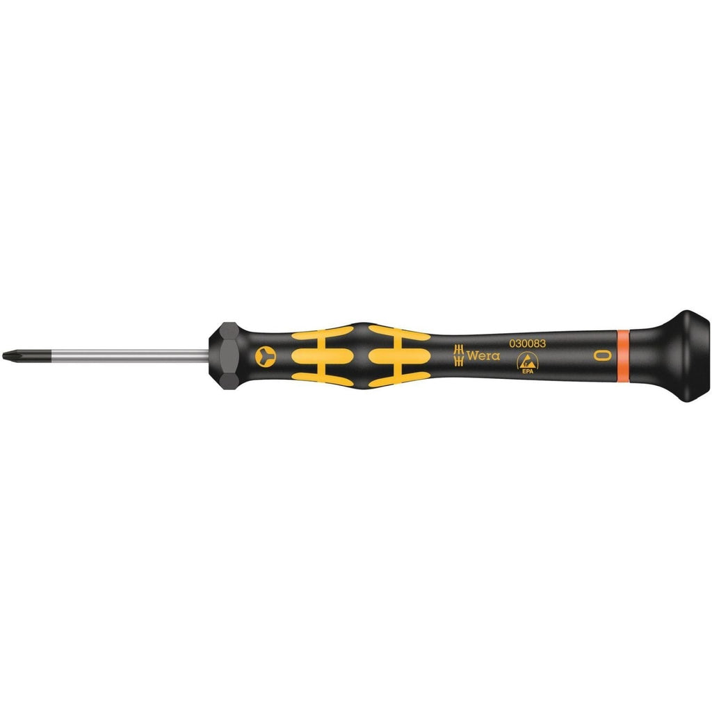 Wera 1572 Esd Kraftform Micro Screwdriver For Microstix Screws, 0x40-mm.
