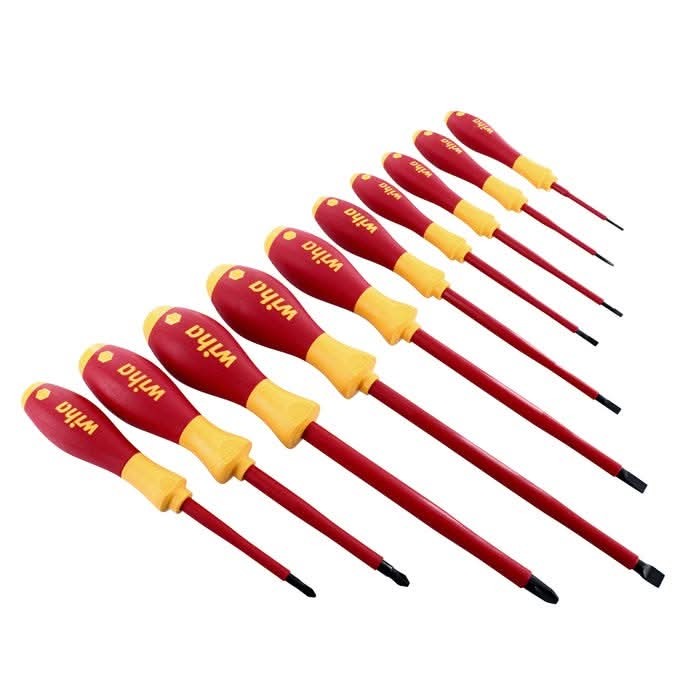 Wiha 32190 15-Piece Insulated SoftFinish Screwdriver and Nut Driver Set