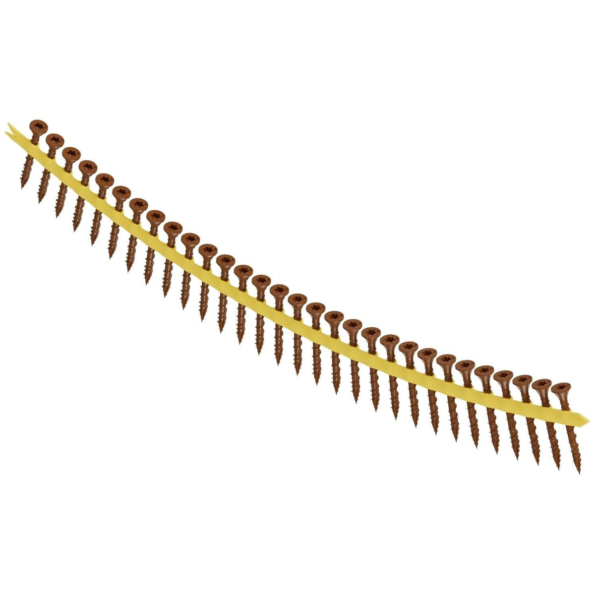 Simpson Strong-Tie DSVR158S Deck-Drive DSV WOOD Screw (Collated), #8 x 1-5/8-in. T25 6-Lobe, Red, 2000-Pack
