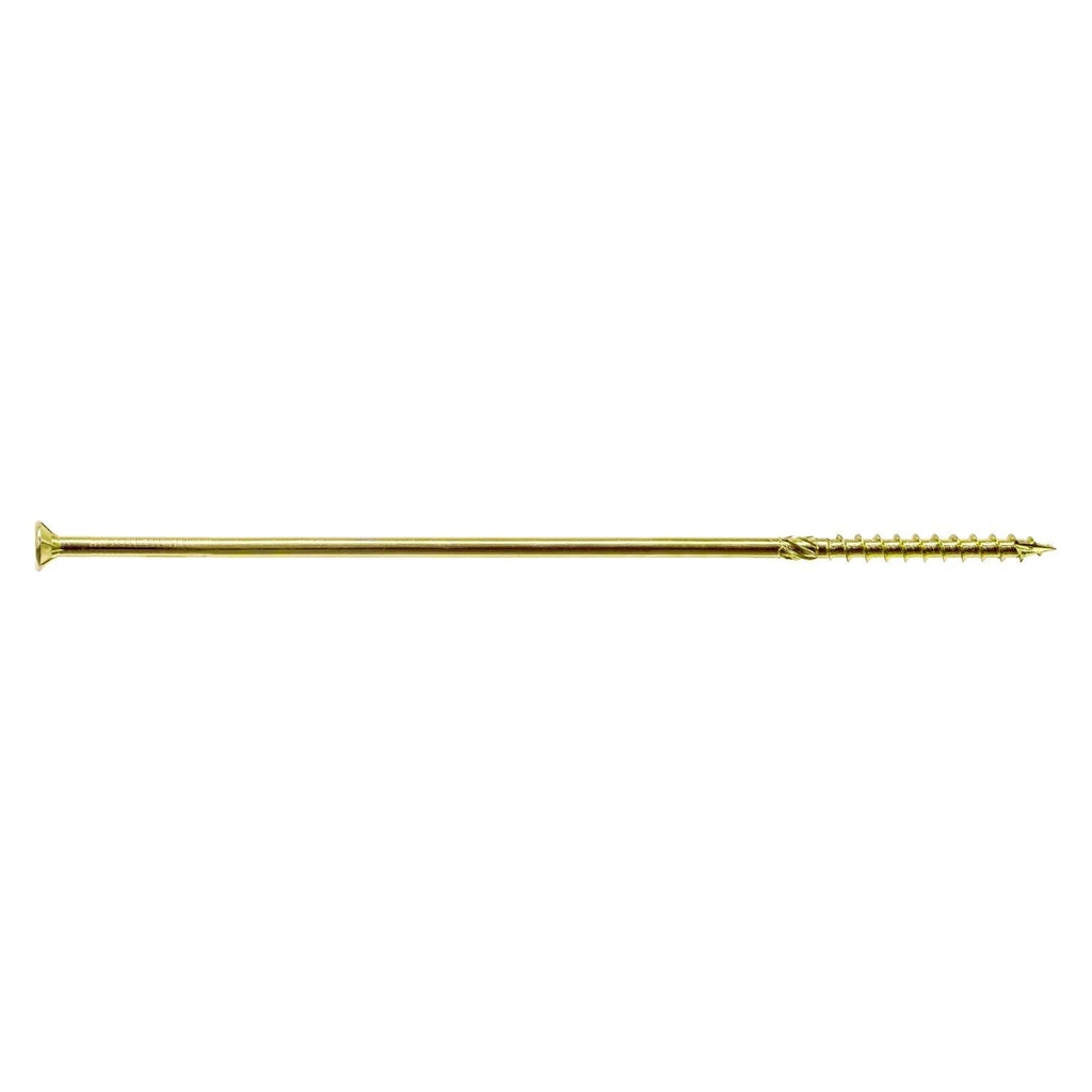 Simpson Strong-Tie SDCP271400 Strong-Drive SDCP TIMBER-CP Screw, 0.390-in. x 14-in. T40, Yellow Zinc, 150-Pack