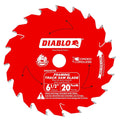Diablo D0620TSR Diablo 6-1/2-in. 20-Teeth Track Saw Blade for Framing