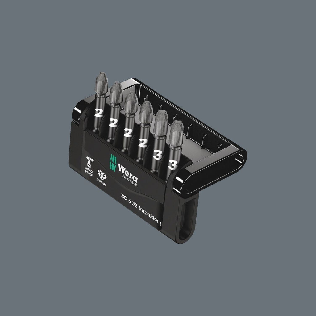 Wera Bit-Check 6 Pz Impaktor 1, 6-Pieces