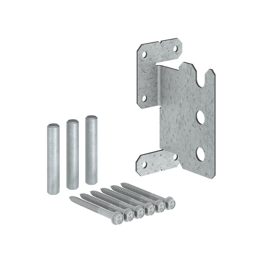 Simpson Strong-Tie CJT3ZS CJTZ 12-Gauge ZMAX Galvanized Concealed Joist Tie with (3) Short Pins