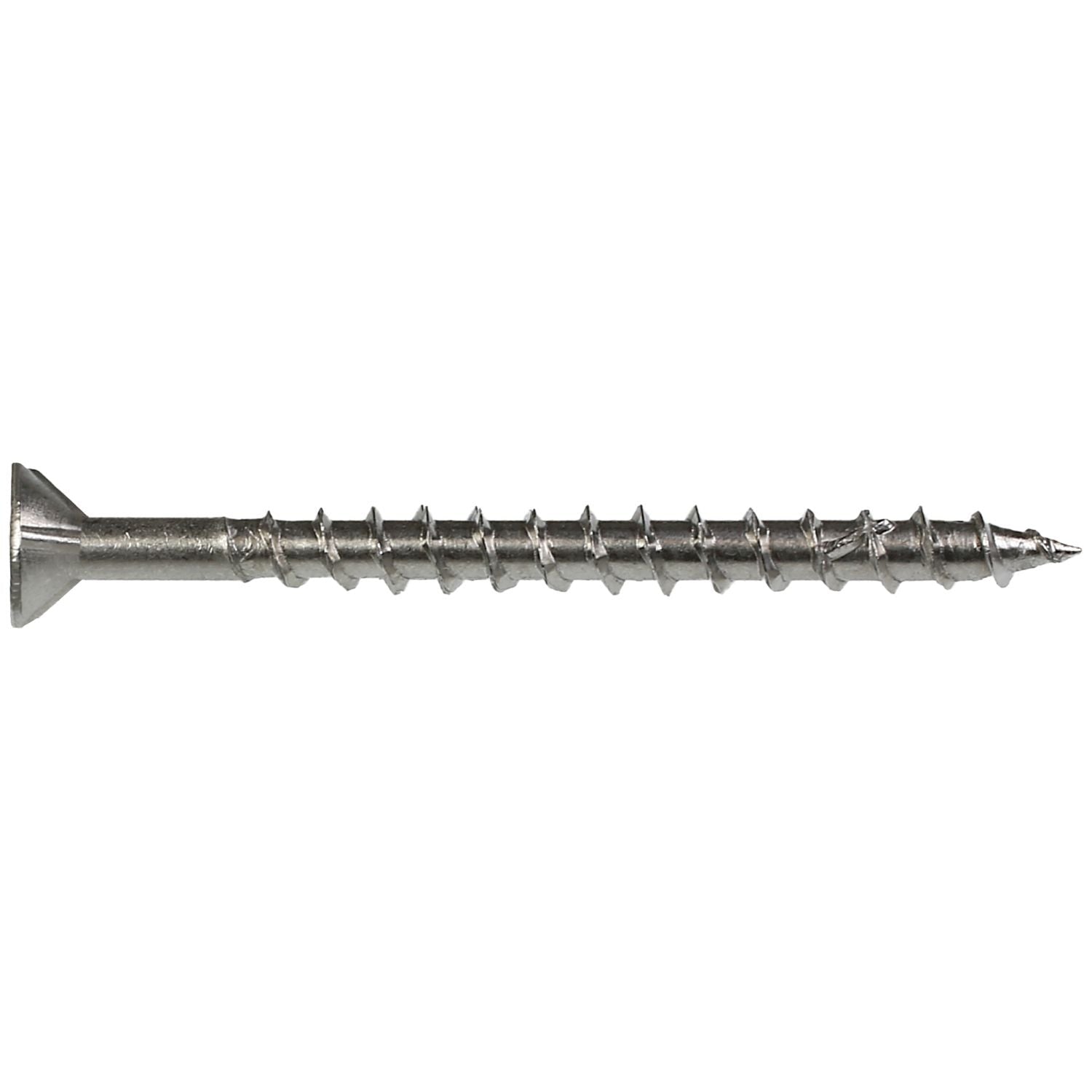Simpson Strong-Tie T10200WPB Deck-Drive DWP WOOD SS Screw, #10 x 2-in. T-25, Flat Head, Type 316, 2500-Pack