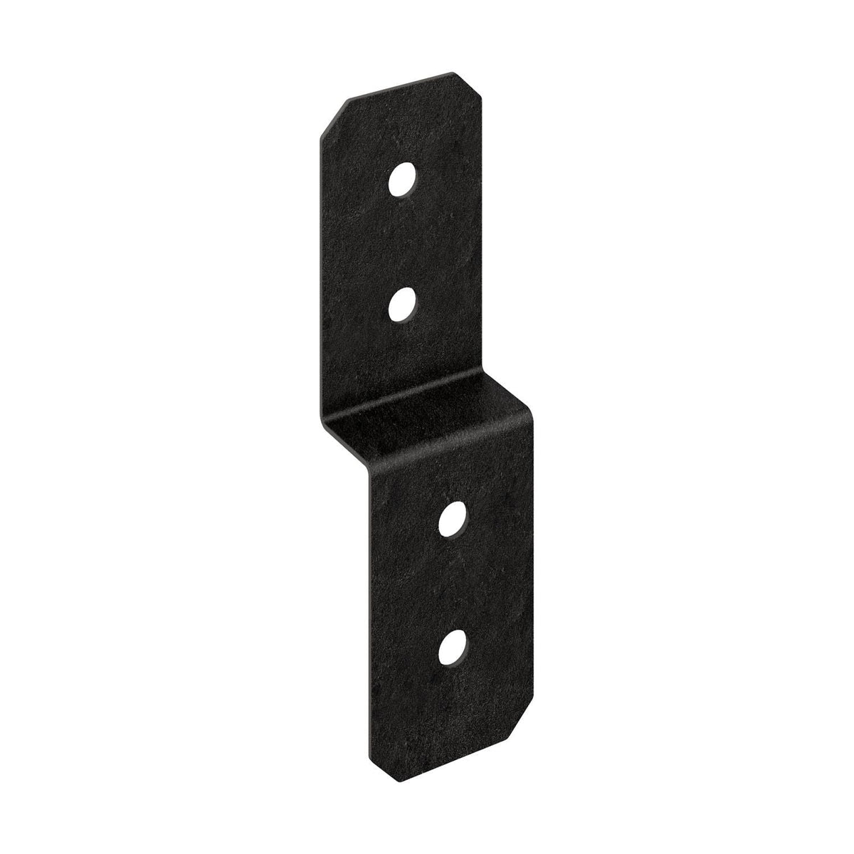 Simpson Strong-Tie APVDJT2-4 Outdoor Accents Avant Collection 3-in. ZMAX, Black Powder-Coated Deck Joist Tie for 2x