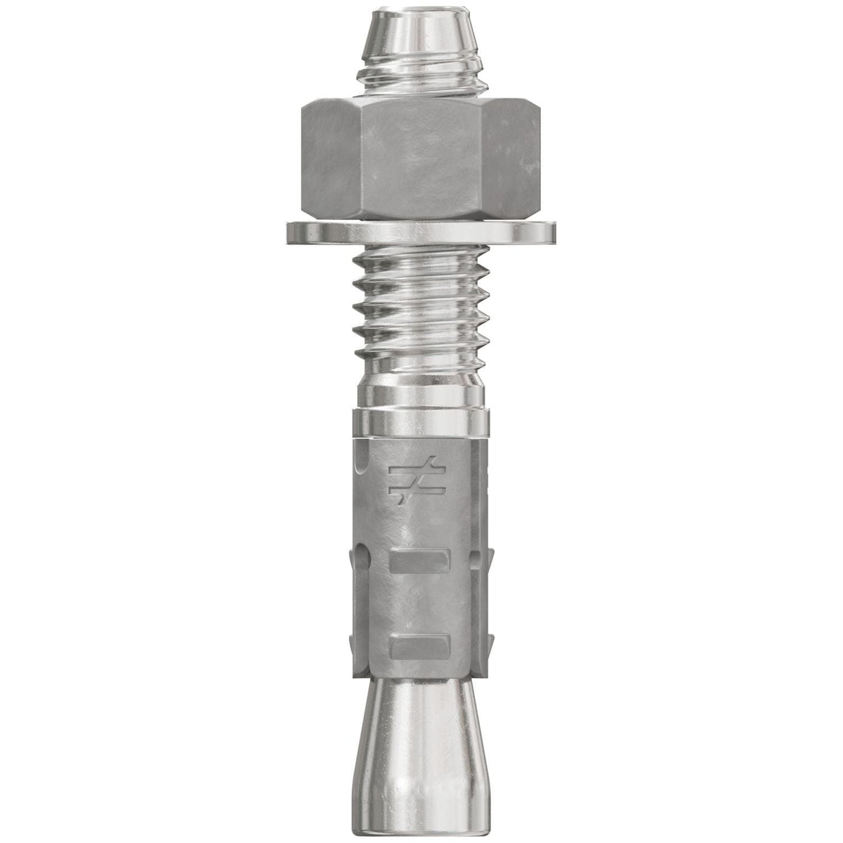 Simpson Strong-Tie STB2-37214S4F50 Strong-Bolt 2, 3/8-in. x 2-1/4-in. Type 304 Stainless-Steel Wedge Anchor, Fully Assembled, 50-Pack