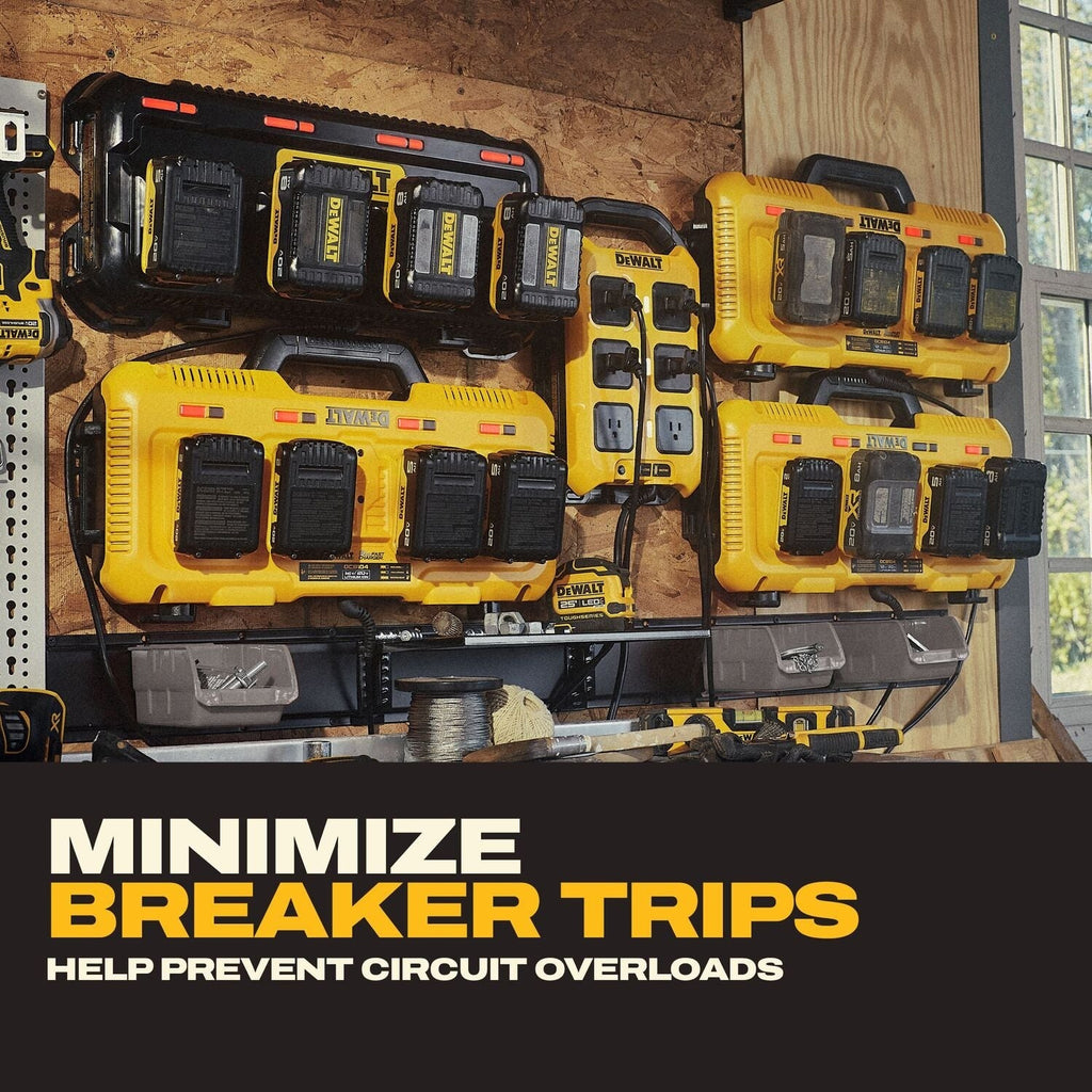 DeWALT DCBPC1615 15-Amp 6-Outlet Multi-Charger Power Controller