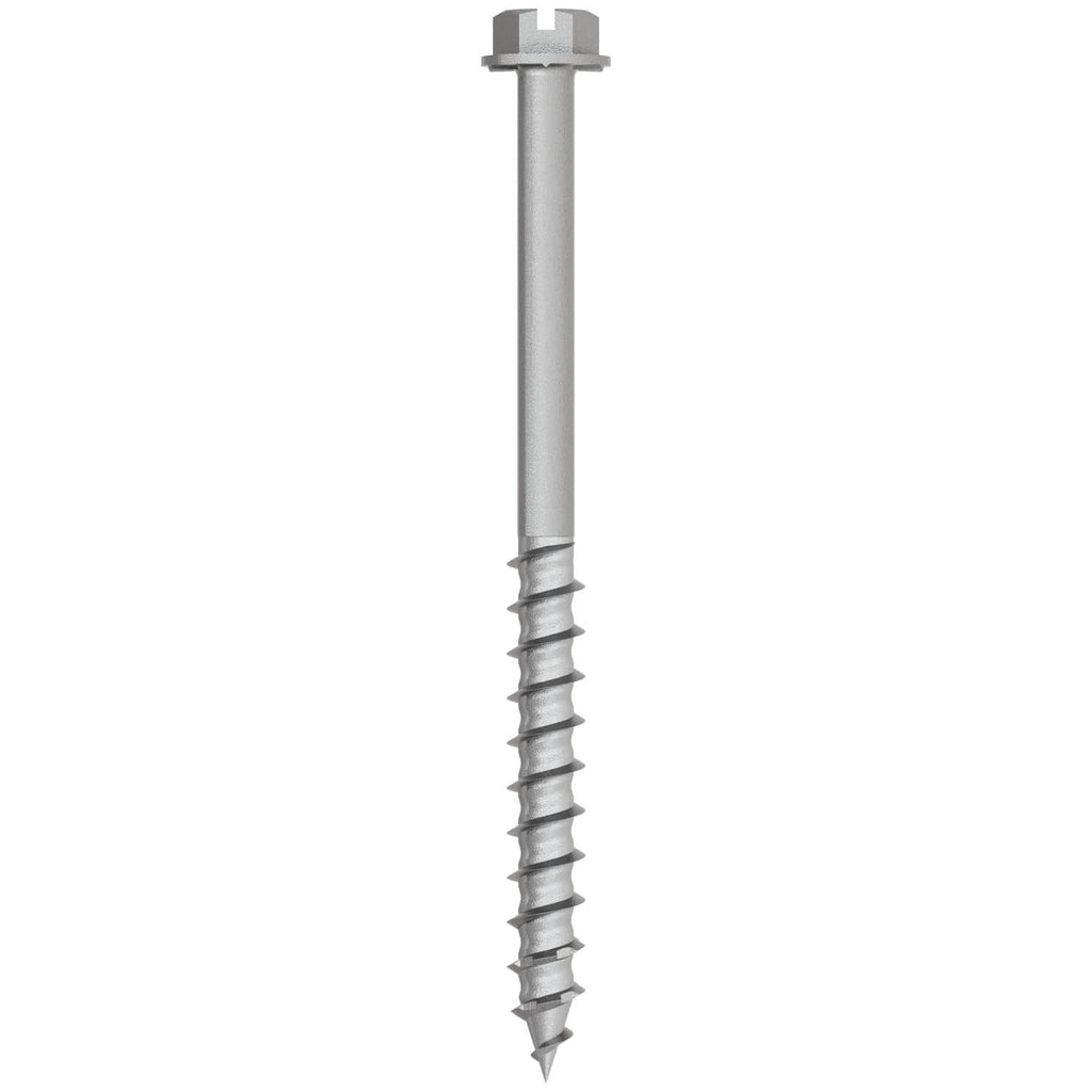 Simpson Strong-Tie TNTSS625314H Titen Turbo, 1/4-in. x 3-1/4-in. Type 316 Stainless-Steel Hex-Head Concrete and Masonry Screw, 50-Pack