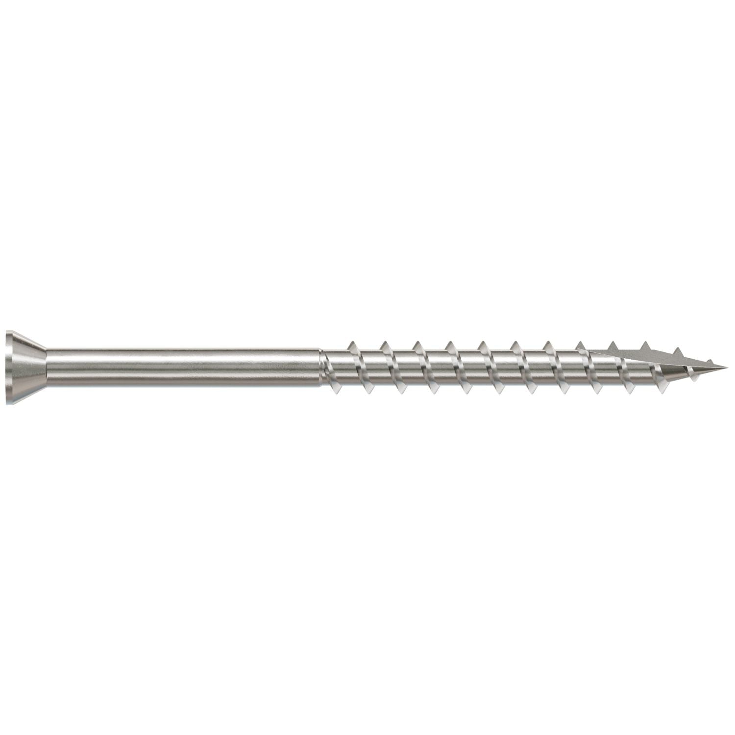 Simpson Strong-Tie S07C225FBP Trim-Head Screw, Square Drive, #7 x 2-1/4-in. #1 SQ, Type 305, 100-Pack