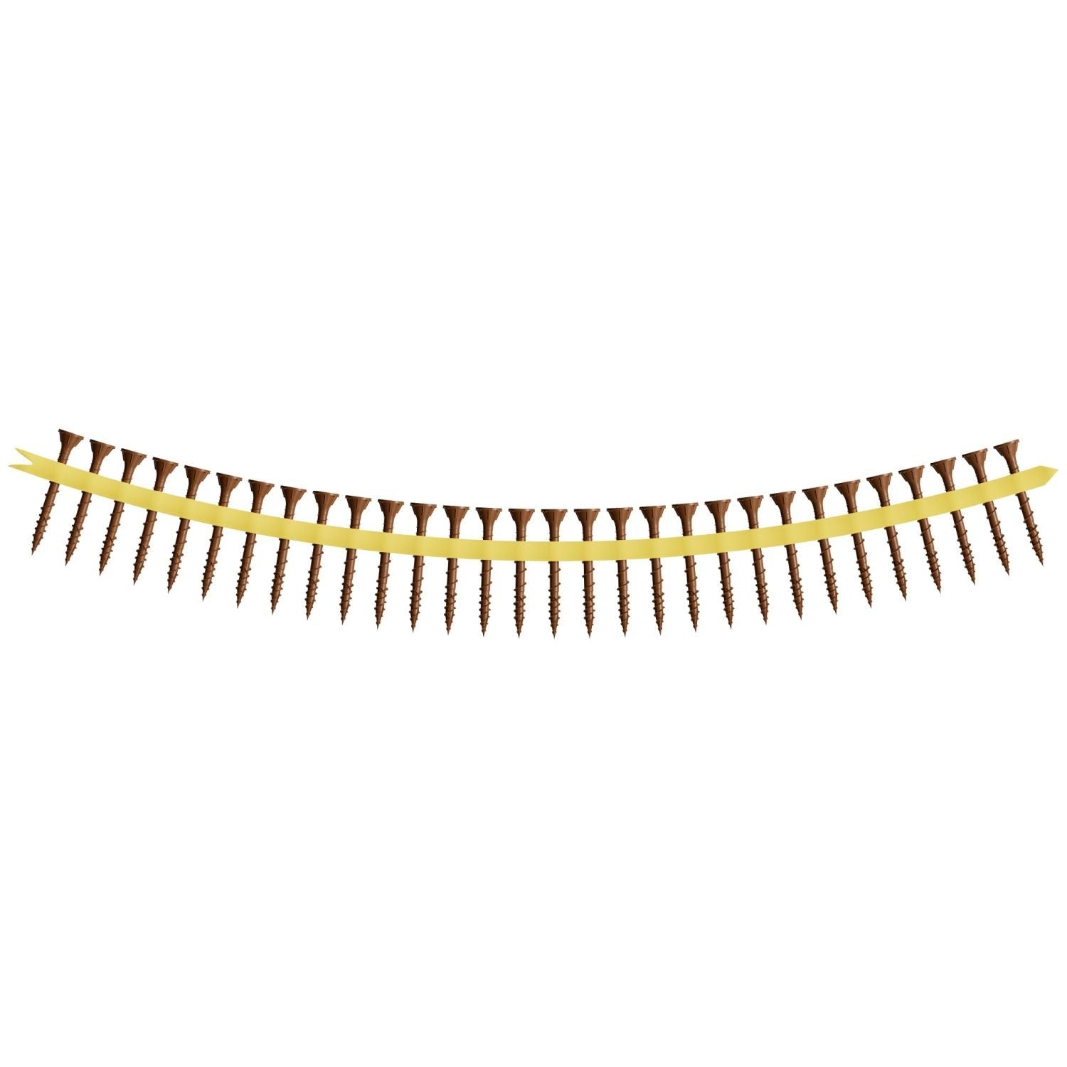 Simpson Strong-Tie DSVR158S Deck-Drive DSV WOOD Screw (Collated), #8 x 1-5/8-in. T25 6-Lobe, Red, 2000-Pack