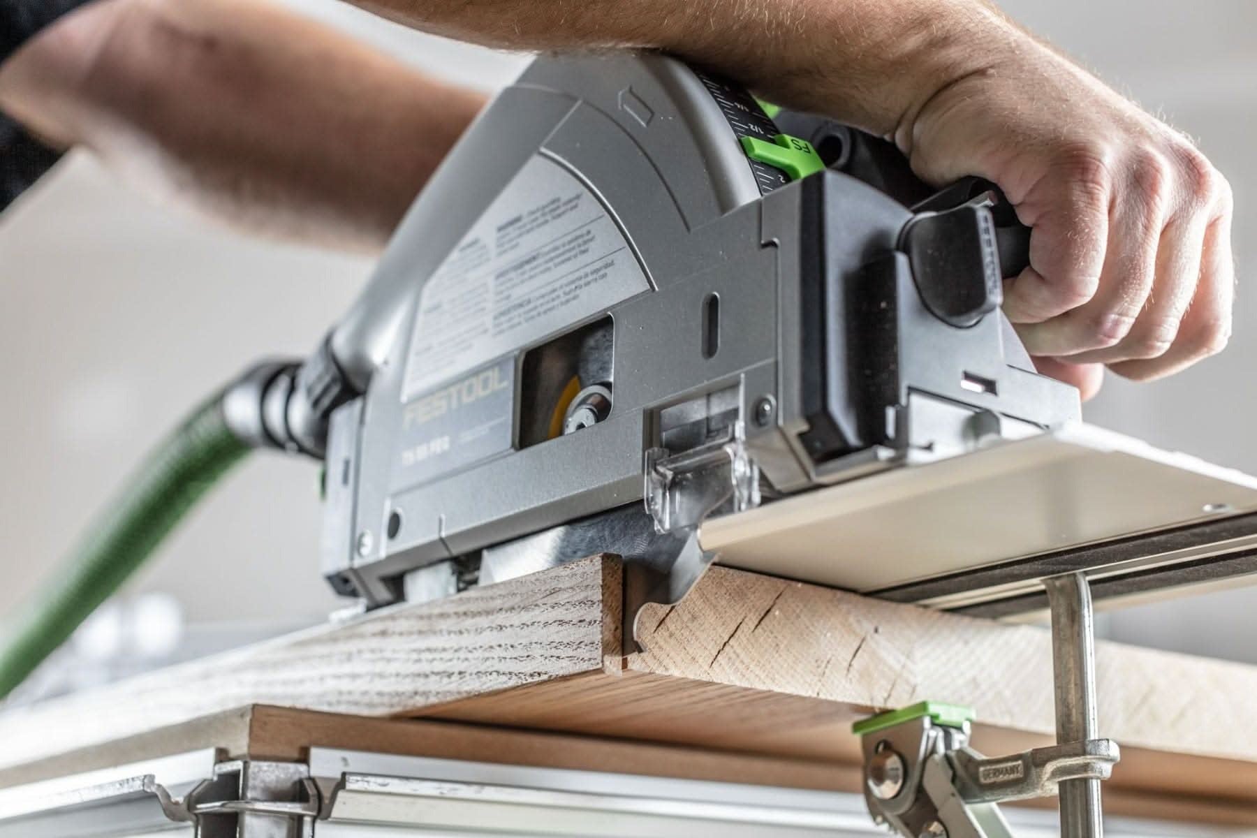 Festool 577014 TS 55 F Plunge Cut Track Saw with 55-in Guide Rail w/ Systainer3