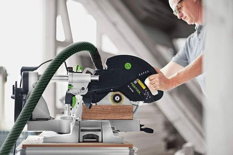 Festool 575306-201179 Kapex KS 120 REB Sliding Compound Miter Saw + Imperial Stand w/ Extensions Combo