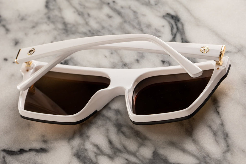 Heat Wave Clarity White Sunglasses