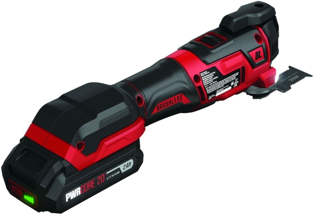 SKIL OS5937-10 PWRCore 20 Brushless 20V Oscillating MultiTool with Battery and PWR JUMP Charger