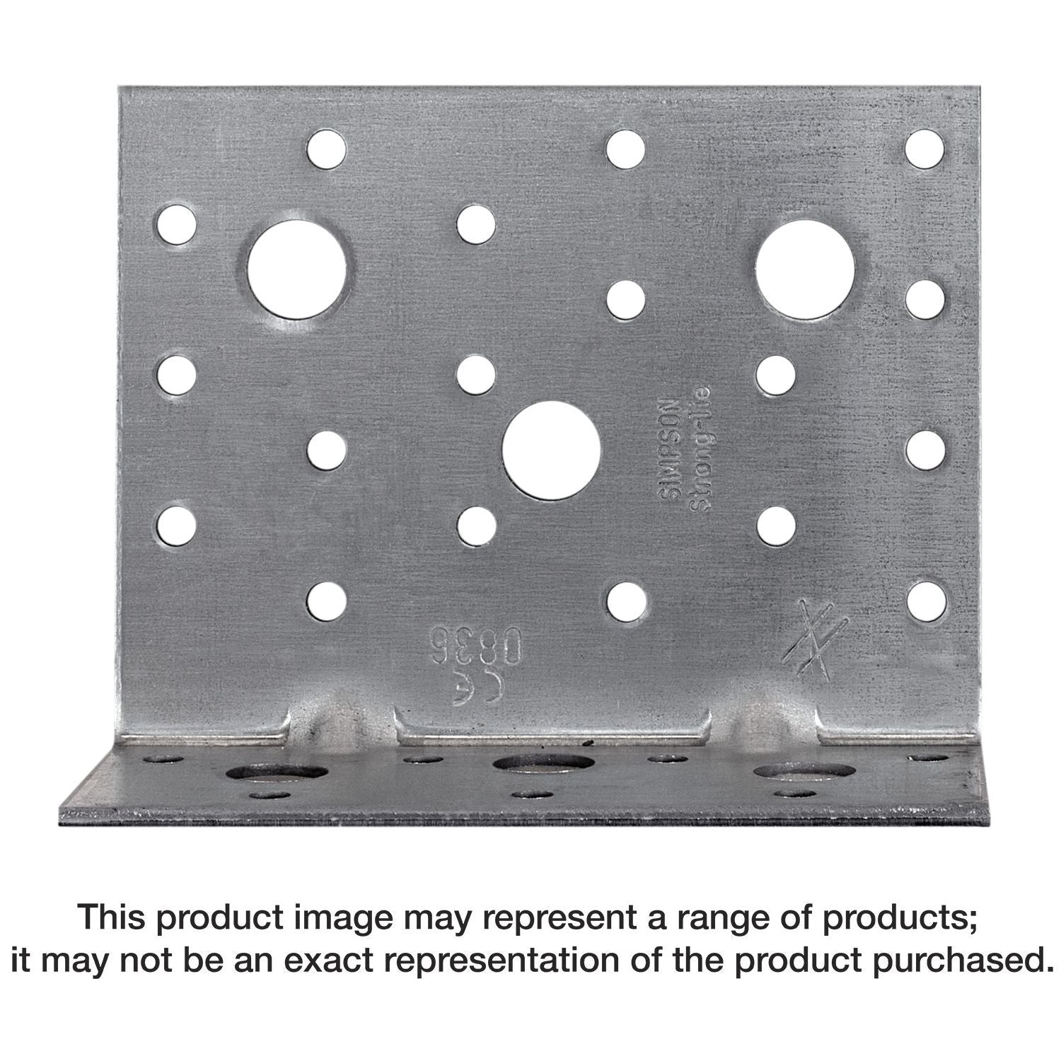Simpson Strong-Tie AE116 AE 3-9/16-in. x 4-9/16-in. Angle Bracket for Cross-Laminated Timber