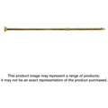 Simpson Strong-Tie SDCP22912 Strong-Drive SDCP TIMBER-CP Screw, 0.315-in. x 9-1/2-in. T40, Yellow Zinc, 250-Pack