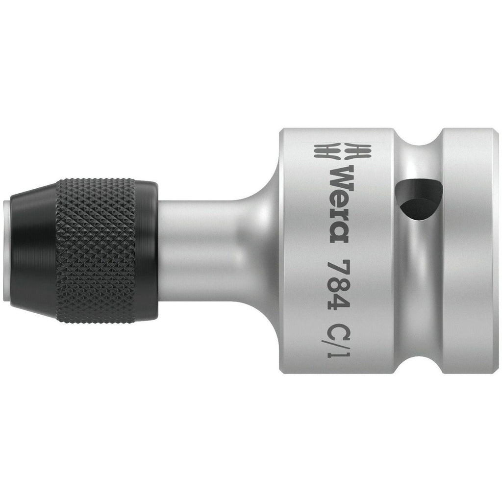 Wera 784 C 1/2-in. Adaptor With Quick-Release Chuck, 784 C/1x1/4-in.x50-mm.
