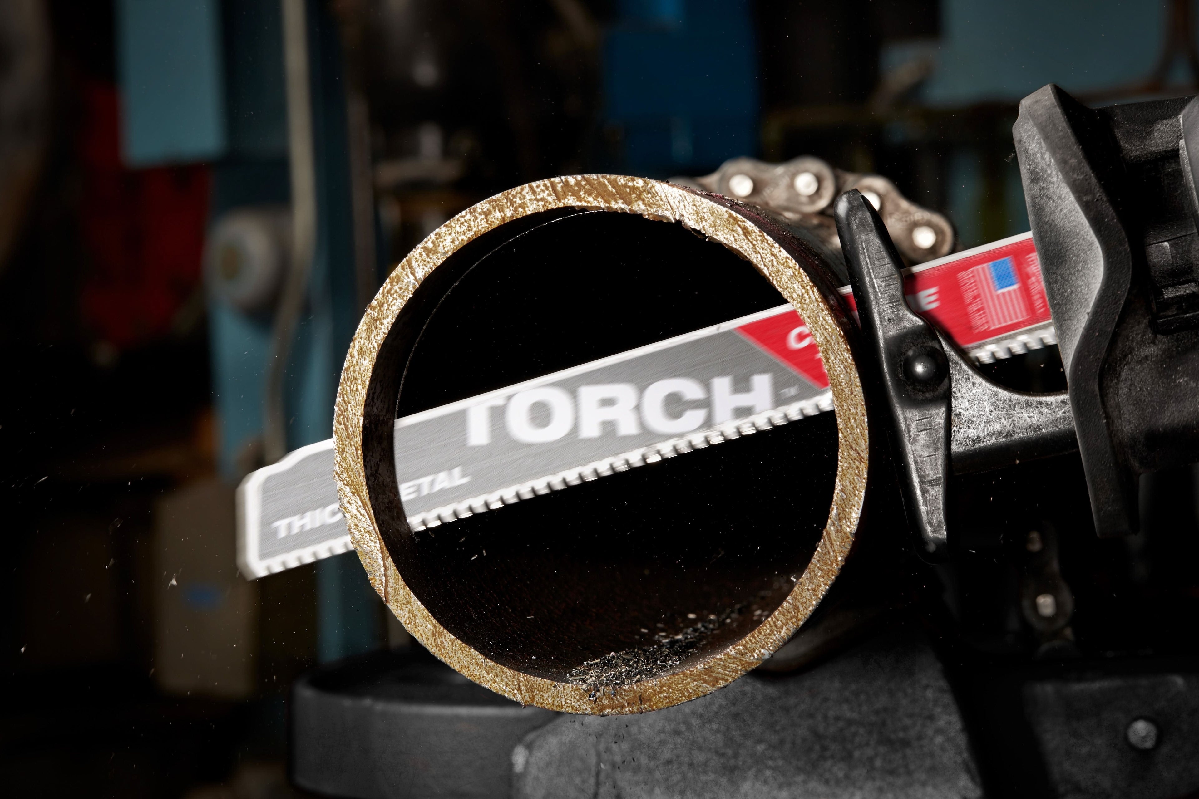 Milwaukee 48-00-5303 12-Inch 7-TPI The TORCH with Carbide Teeth SAWZALL Reciprocating Saw Blade, 3-Pack