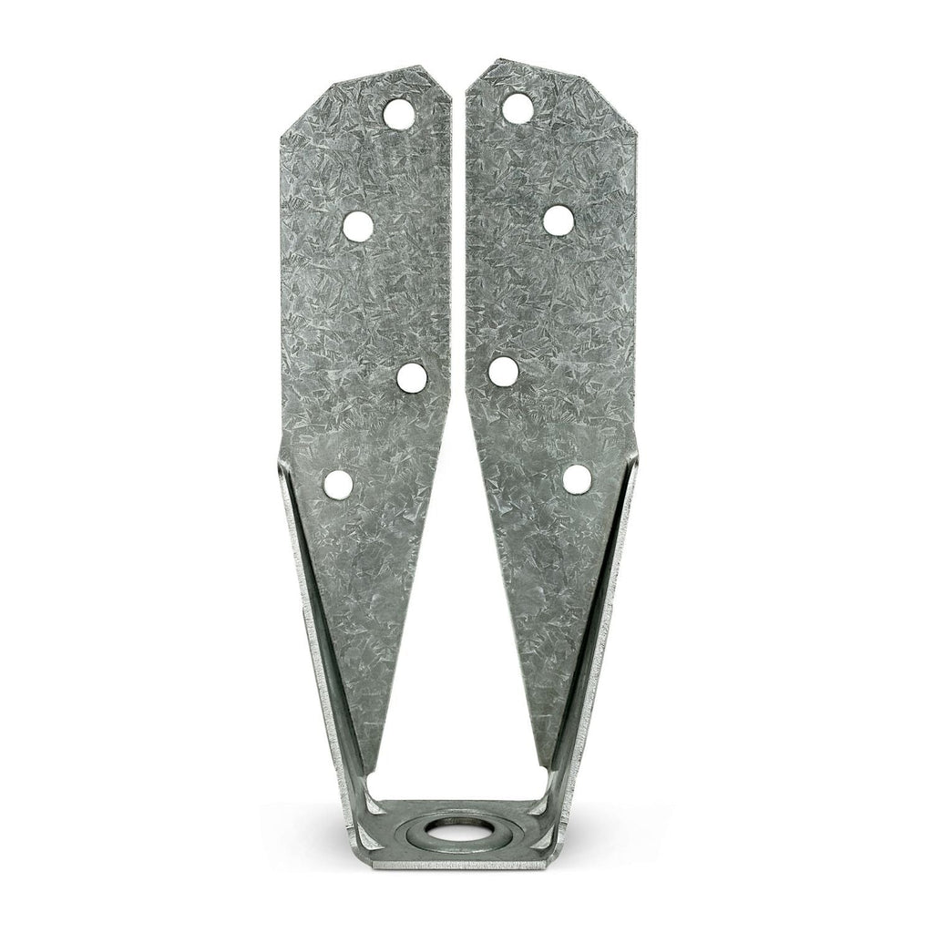 Simpson Strong-Tie ZMAX Galvanized Deck Tension Tie for 2x with 1-1/2-in. SDS Screws (DTT2Z)