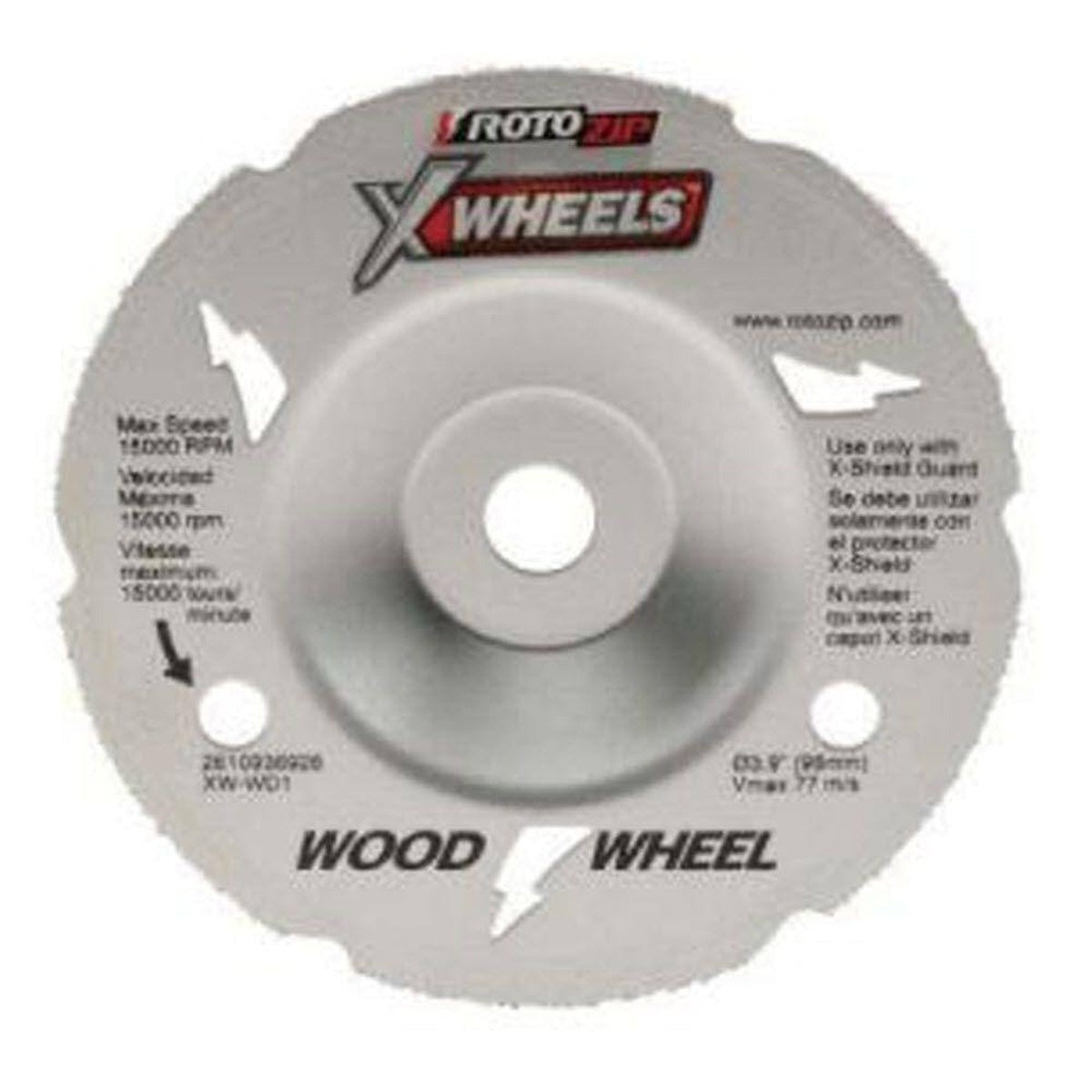 Dremel X-Wheel 4-in. Rotary Tool Saw Blade for Wood Cutting (WD1)