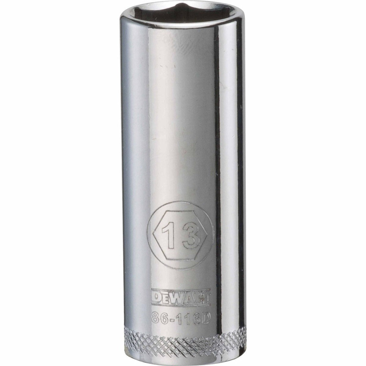 DEWALT 1/4 in. Drive 13 mm 6-Point Deep Socket for Mechanics (DWMT86116OSP)