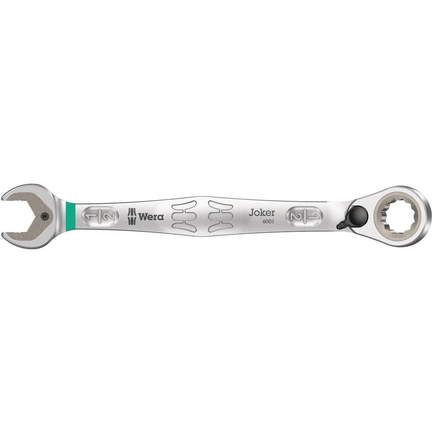 Wera 6001 Joker Switch Ratcheting Combination Wrench, With Switch Lever, Imperial, 1/2-in.x171-mm.