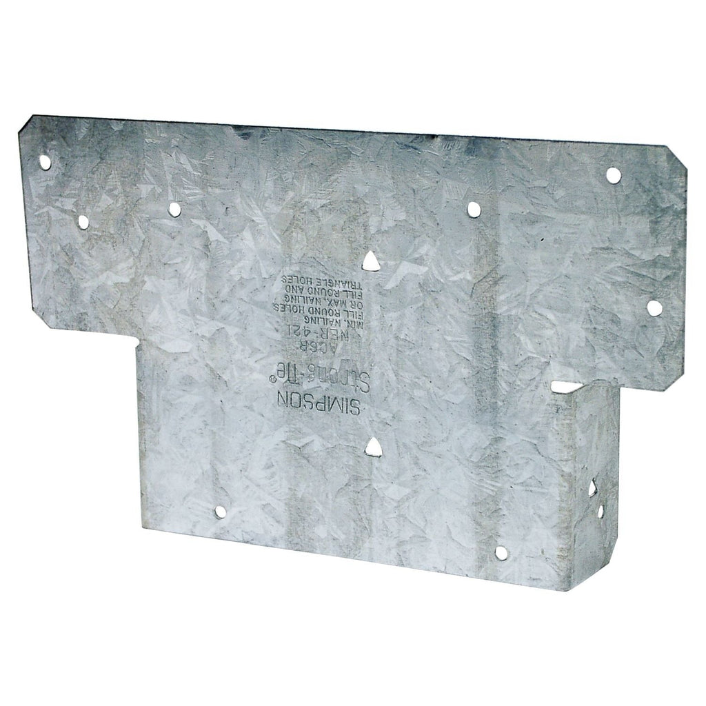 Simpson Strong-Tie AC6RZ AC ZMAX Galvanized Adjustable Post Cap for 6x Rough