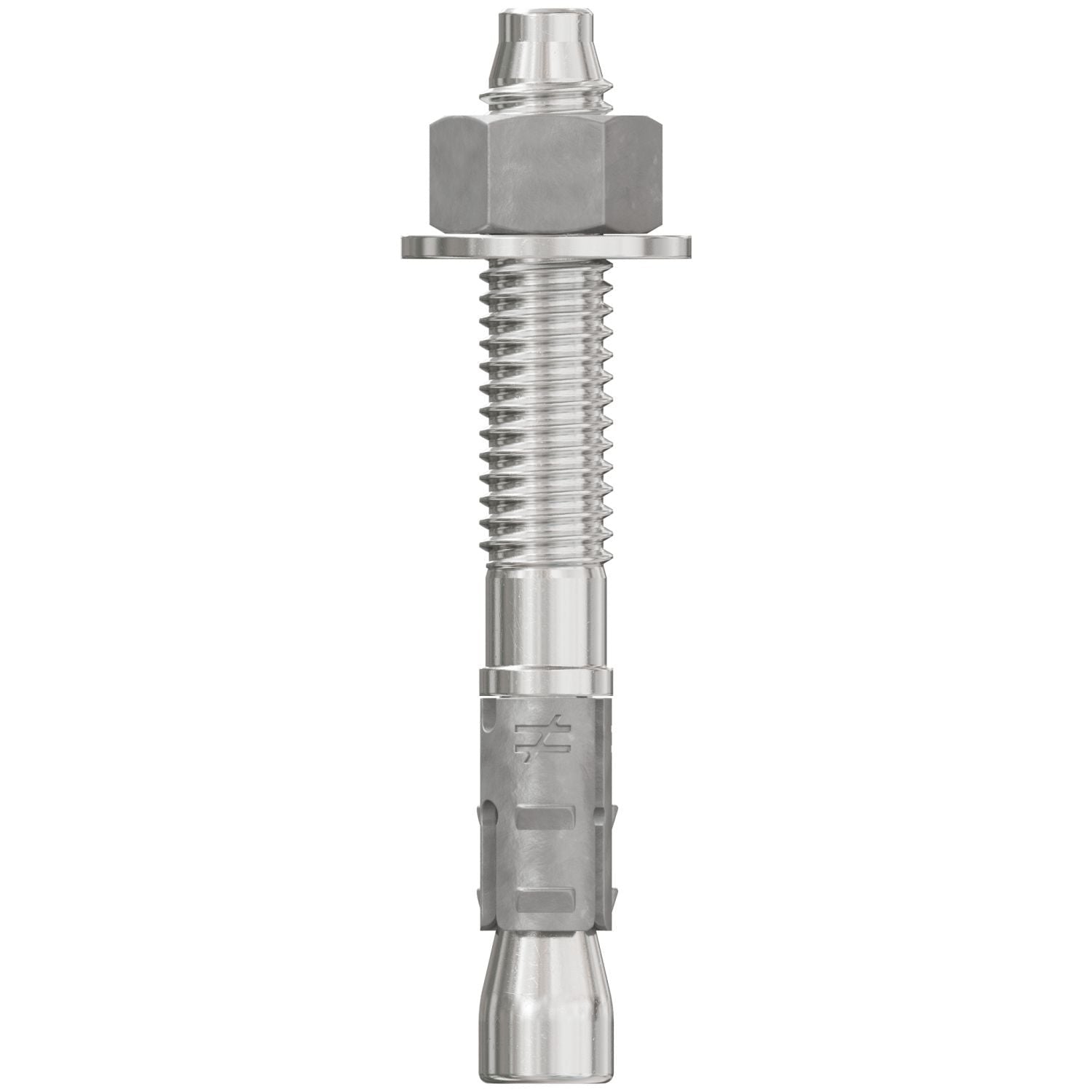 Simpson Strong-Tie STB2-37300S4F50 Strong-Bolt 2, 3/8-in. x 3-in. Type 304 Stainless-Steel Wedge Anchor, Fully Assembled, 50-Pack