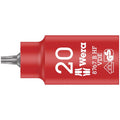 Wera 8767 B VDE Hf Torx Zyklop Bit Socket, Insulated, With Holding Function, 3/8-in. Drive, Torx 20x55-mm.