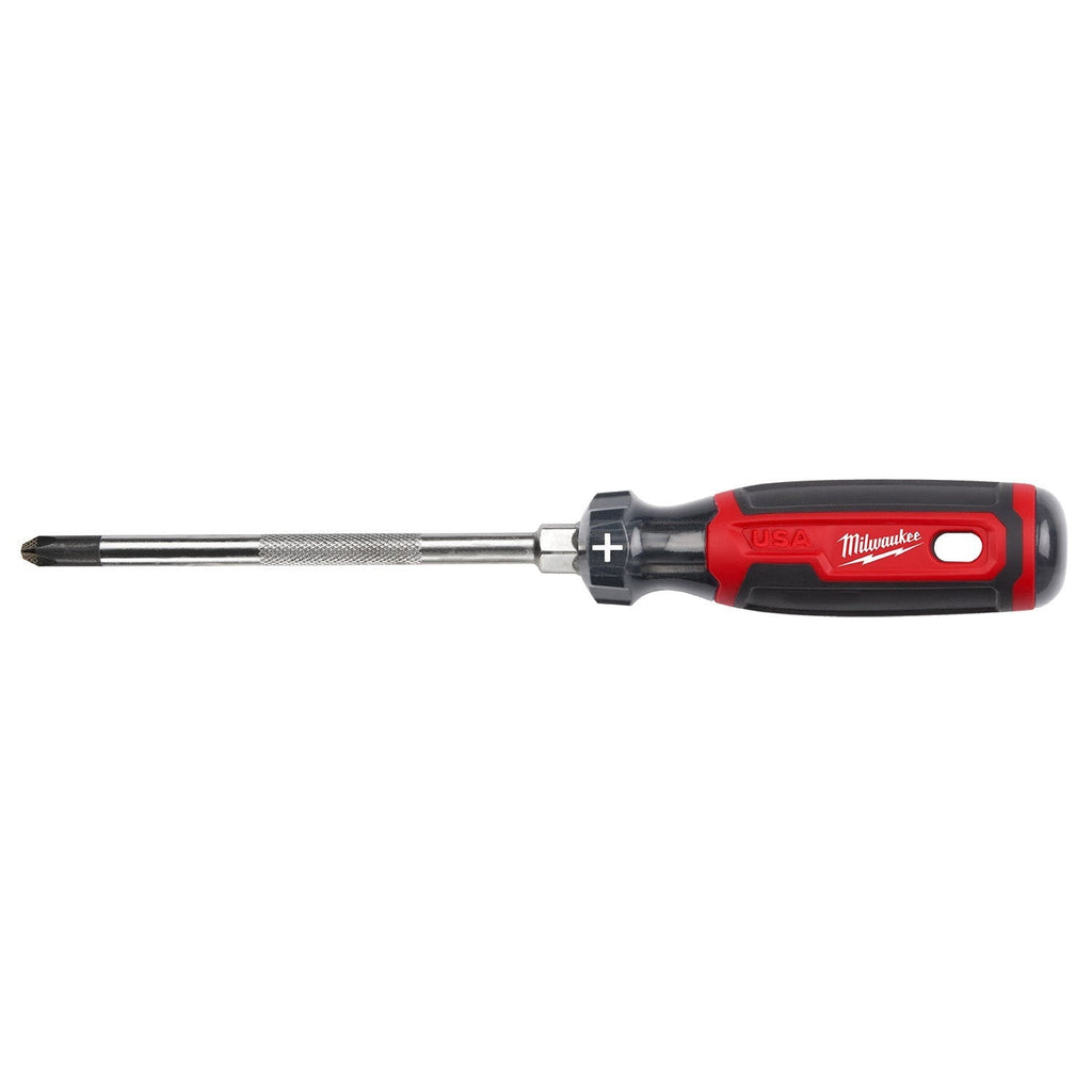 Milwaukee MT200-6P 6-Piece Cushion Grip Screwdrivers PACKOUT Low-Profile Compact Organizer Set