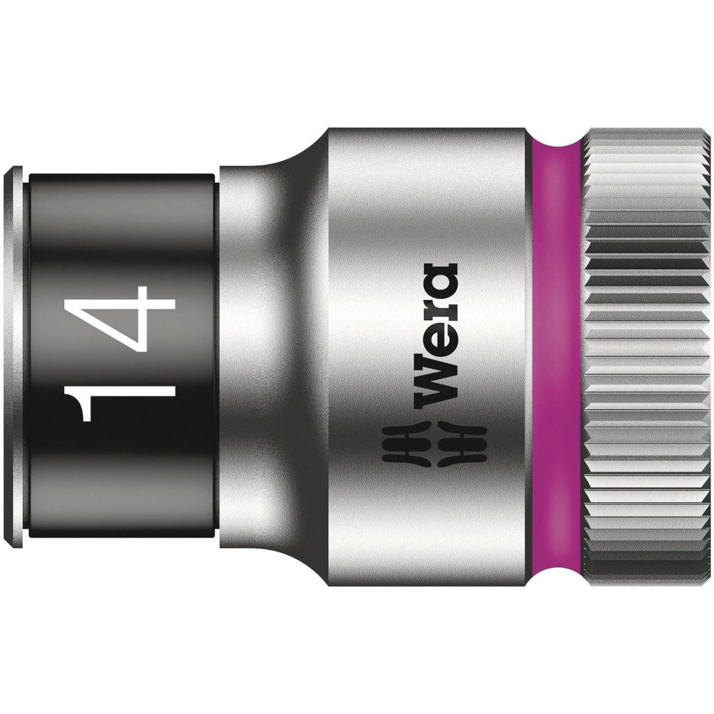 Wera 8790 Hmc Hf Zyklop Socket With 1/2-in. Drive With Holding Function, 14x37-mm.