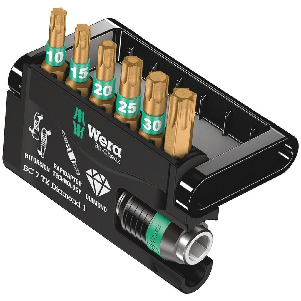 Wera Bit-Check 7 Torx Diamond 1, 7-Pieces