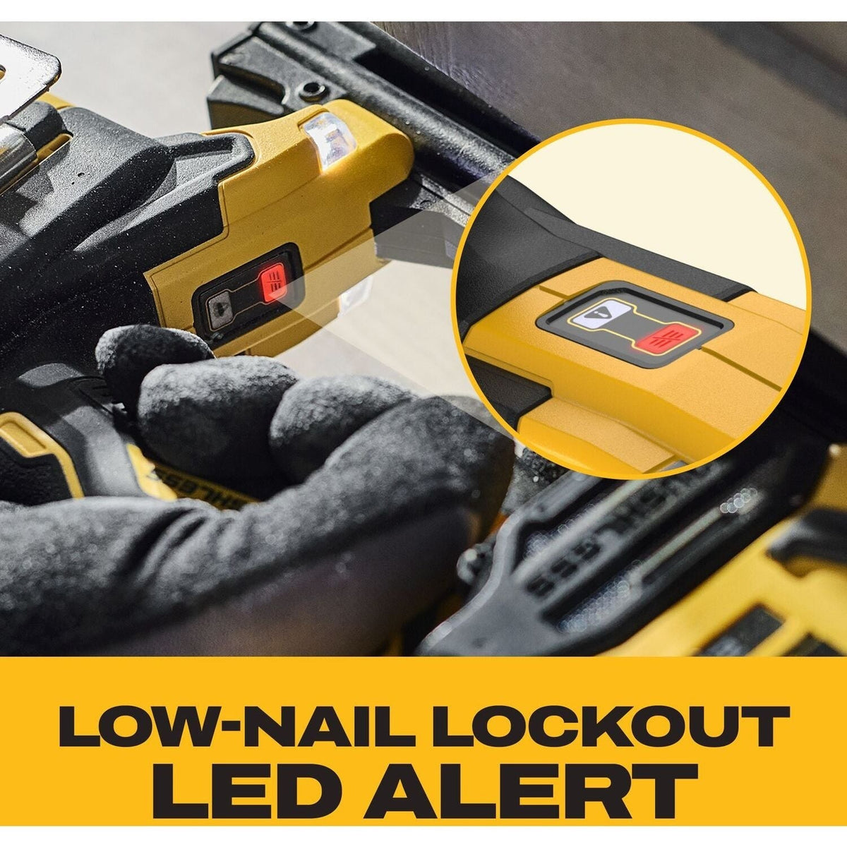 DeWALT DCN210B 20V MAX XR 18Ga Brad Nailer w/ (1) 3.5Ah POWERSTACK Battery & Charger