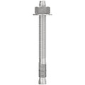 Simpson Strong-Tie STB2-50512S6F25 Strong-Bolt 2, 1/2-in. x 5-1/2-in. Type 316 Stainless-Steel Wedge Anchor, Fully Assembled, 25-Pack
