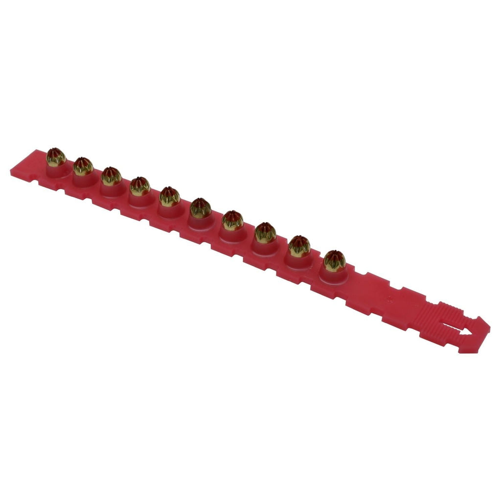 Simpson Strong-Tie P27SL5 P27SL 0.27-Caliber Plastic, 10-Shot Strip Loads, Red, 100-Pack