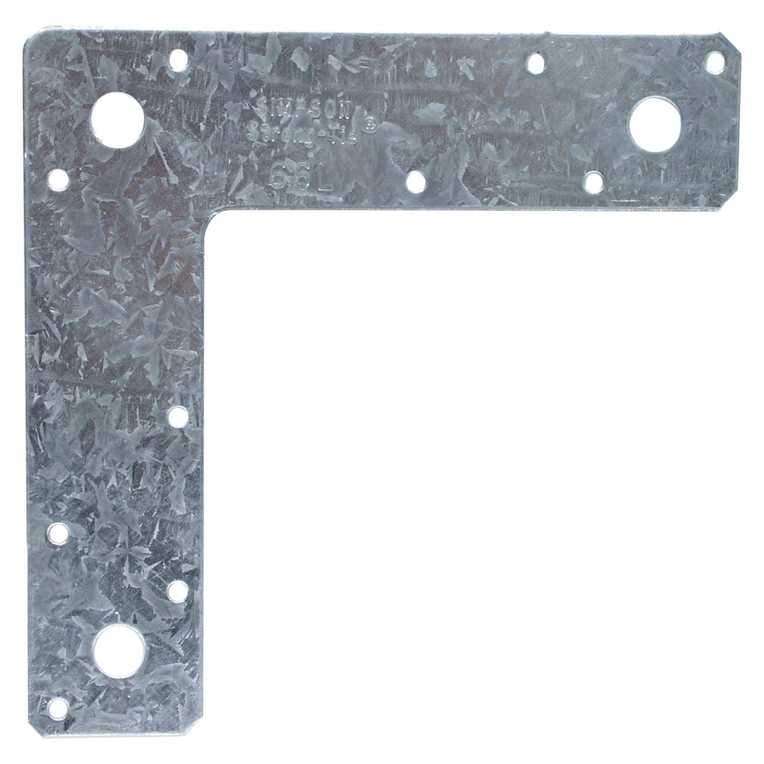 Simpson Strong-Tie 66L 6-in. x 6-in. 14-Gauge Galvanized L Strap