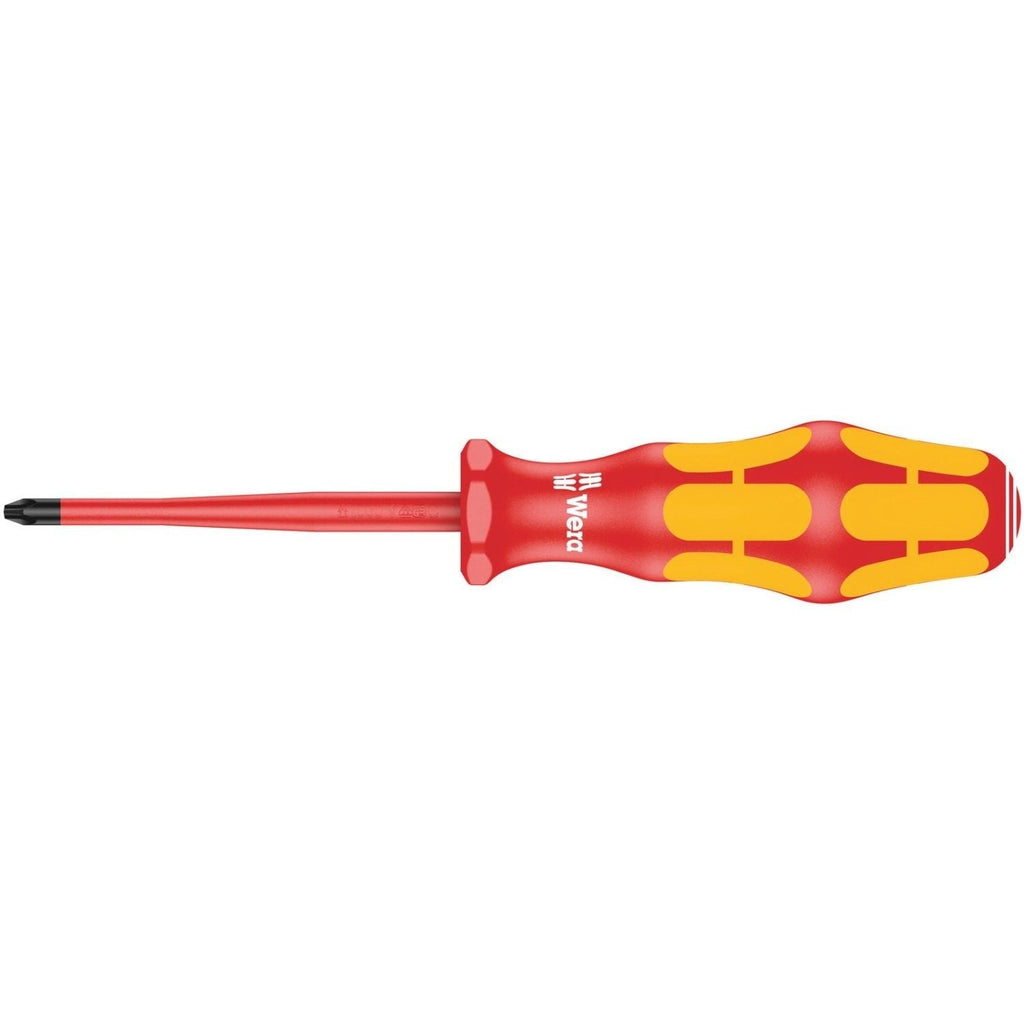 Wera 162 Is Ph VDE Insulated Screwdriver With Reduced Blade Diameter For Phillips Screws, Ph 1x80-mm.