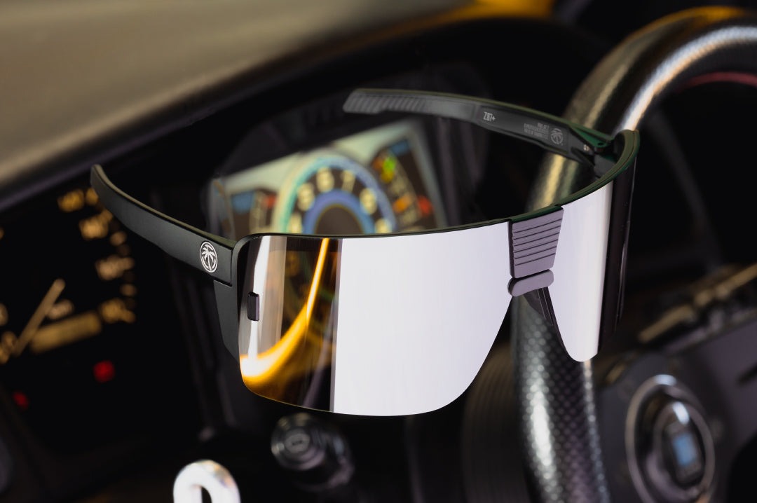 Heat Wave XL Vector Silver Z87+ Sunglasses