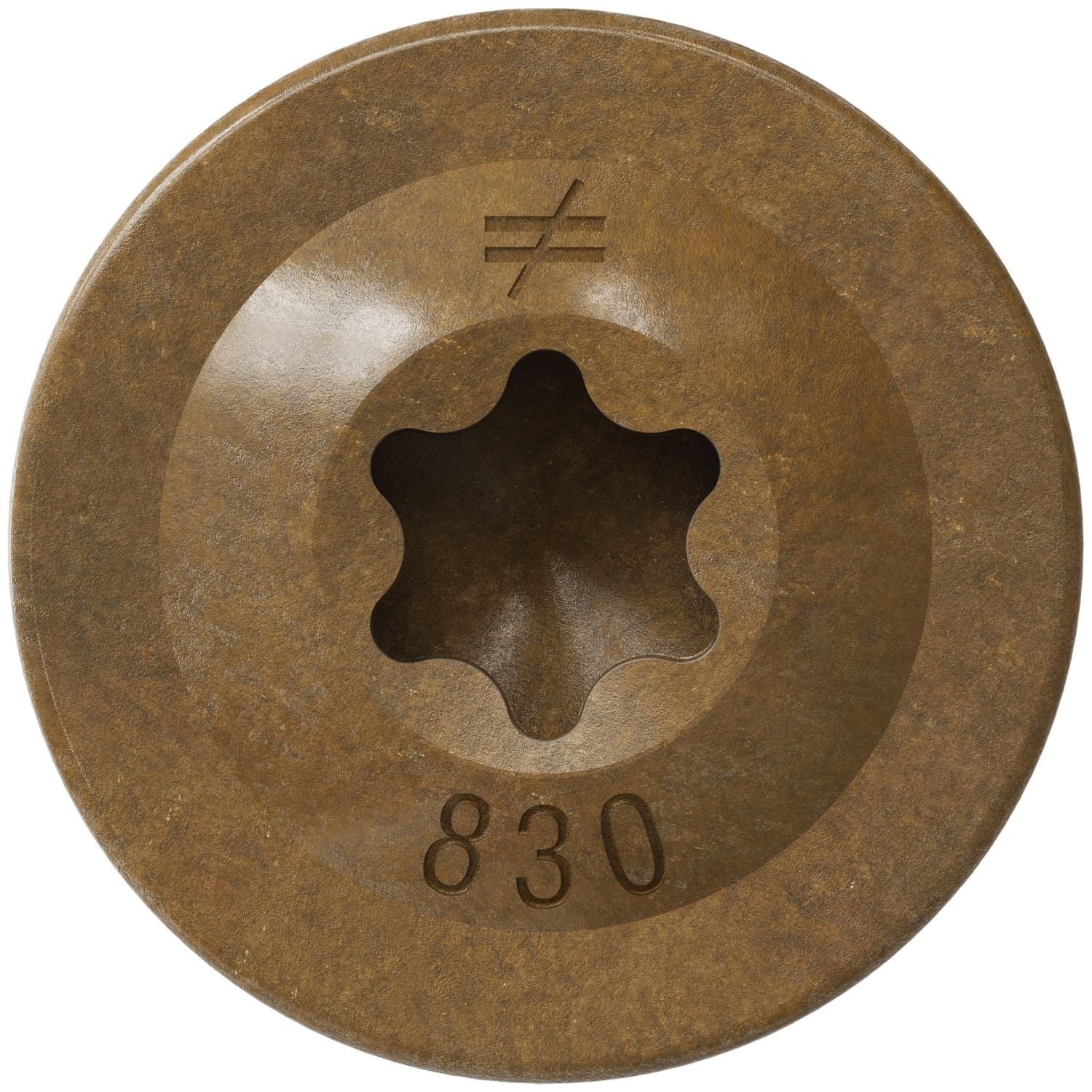Simpson Strong-Tie CBT08300R50 Wafer-Head Construction Screw, #8 x 3-in. T20, Quik Guard, Tan, 50-Pack