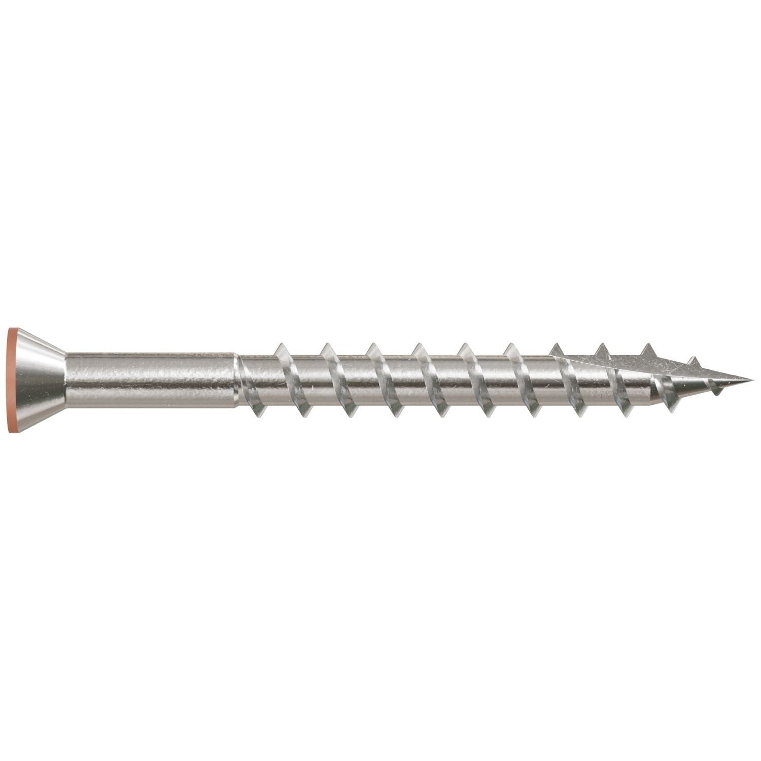 Simpson Strong-Tie T07162FT70TN03 Trim-Head Screw, 6-Lobe Drive, #7 x 1-5/8-in. T-15 Type 316, Tan 03, 70-Pack