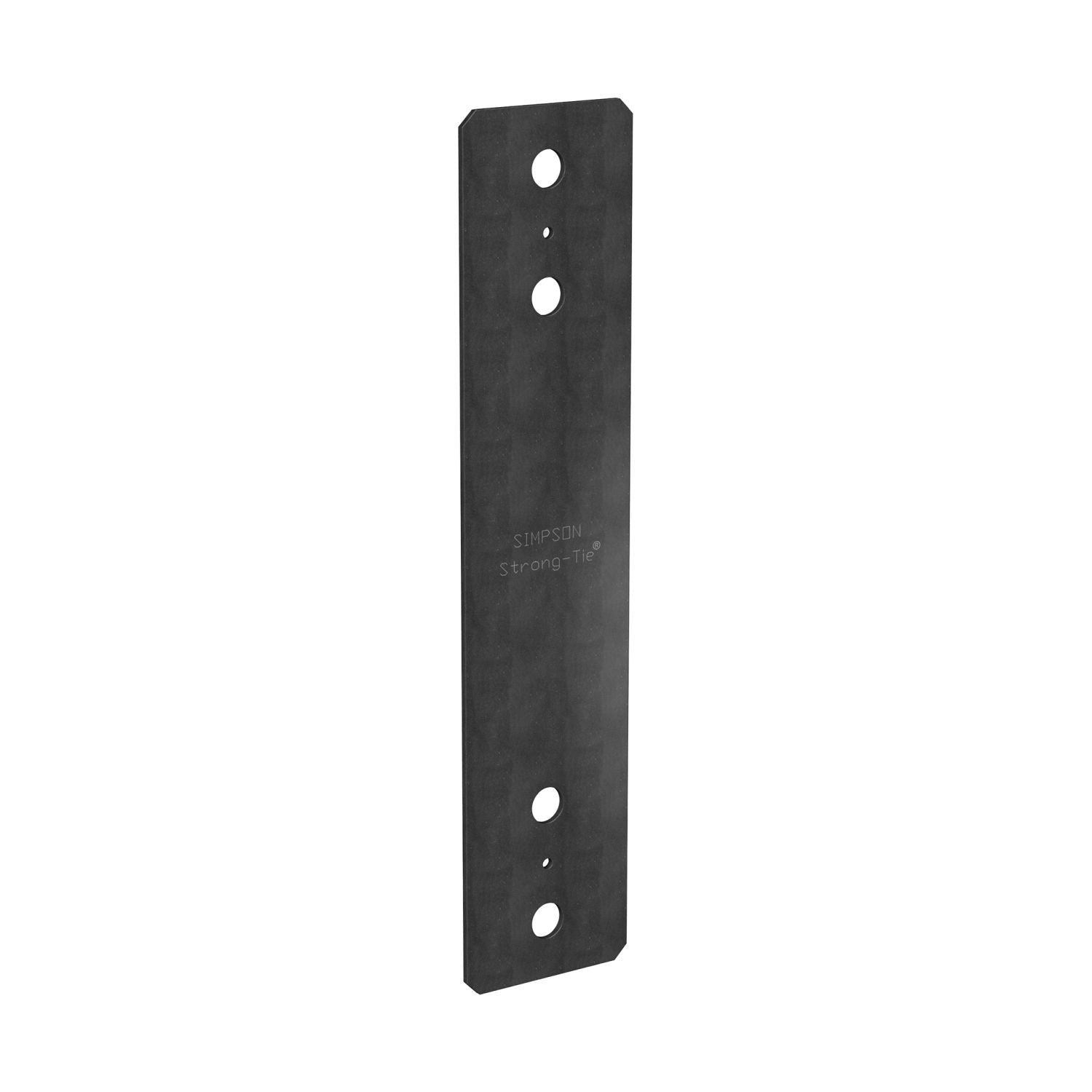 Simpson Strong-Tie PS418PC PSPC 4-in. x 18-in. Black Powder-Coated Piling Strap