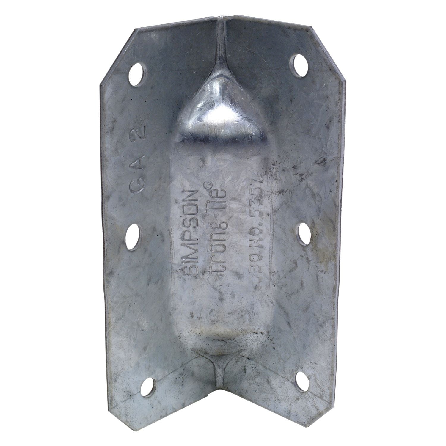 Simpson Strong-Tie GA2 GA 3-1/4-in. 18-Gauge Galvanized Gusset Angle