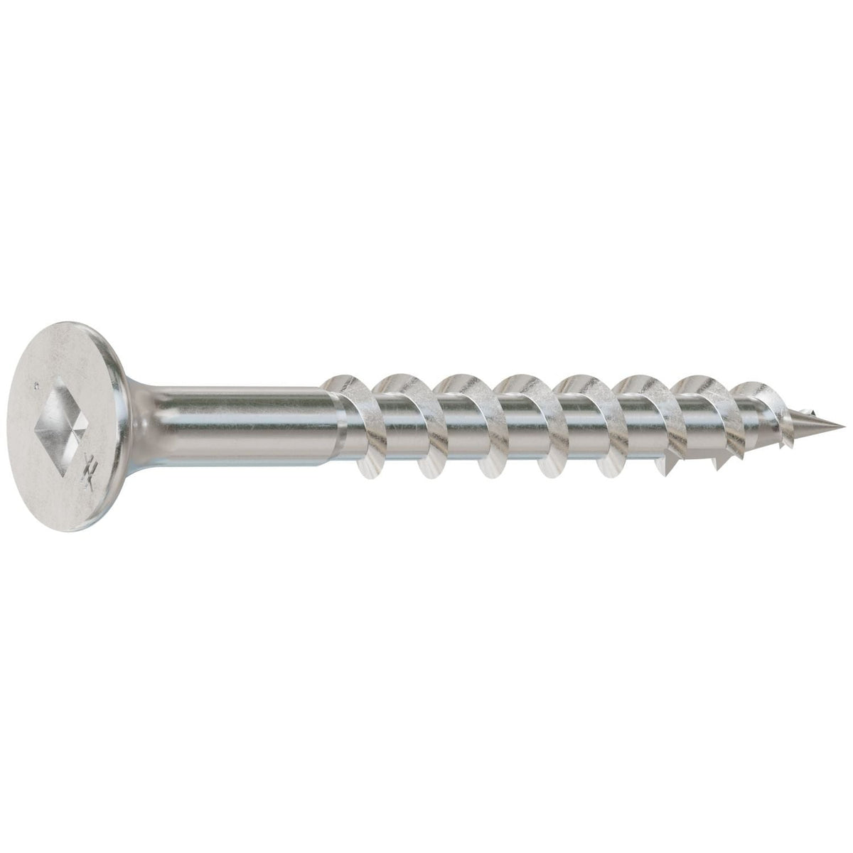 Simpson Strong-Tie T08162DBB Bugle-Head Wood Screw, Square Drive, #8 x 1-5/8-in. #2 Square, Type 316, 4000-Pack