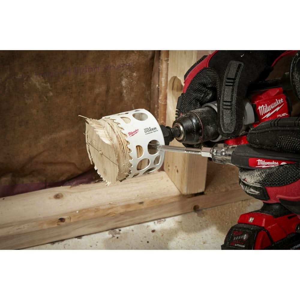 Milwaukee 49-22-3091 12 PC HOLE DOZER with Carbide Teeth Hole Saw Plumber's Kit