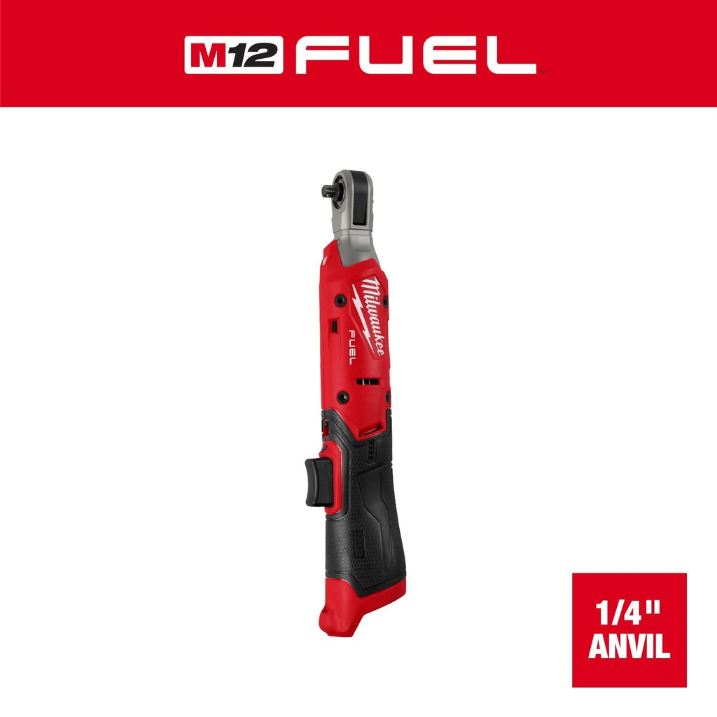 Milwaukee 3052-20 M12 FUEL Brushless 1/4-in. Ratchet, Tool Only