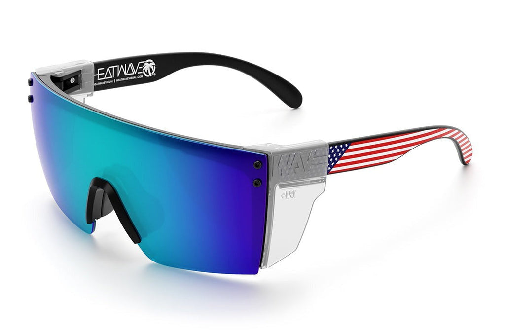 Heat Wave Lazer Face Stars & Stripes USA Z87 Sunglasses