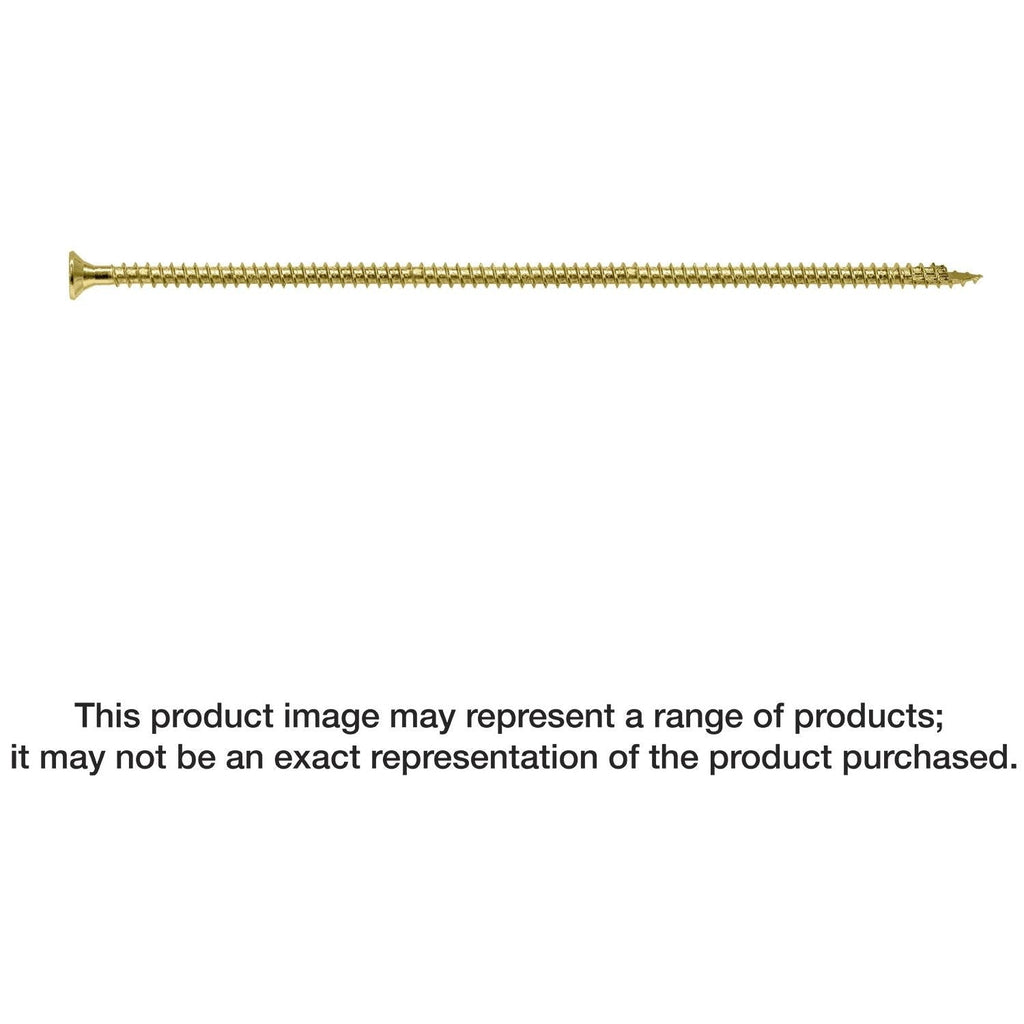 Simpson Strong-Tie SDCF221134 Strong-Drive SDCF TIMBER-CF Screw, 0.315-in. x 11-3/4-in. T40, Yellow Zinc, 250-Pack