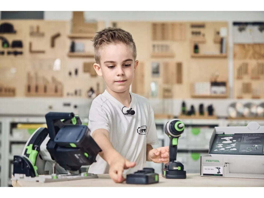 Festool 577937 Toy Cordless USB-Rechargeable Drill for Kids