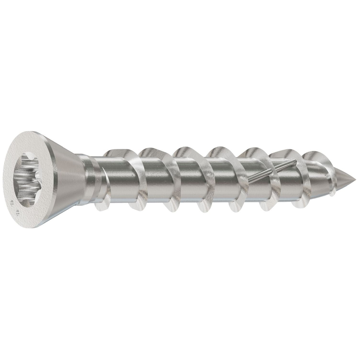 Simpson Strong-Tie T07100WP1 Deck-Drive DWP WOOD SS Screw, #7 x 1-in. T15, Trim Head, Type 316, 1-lb.