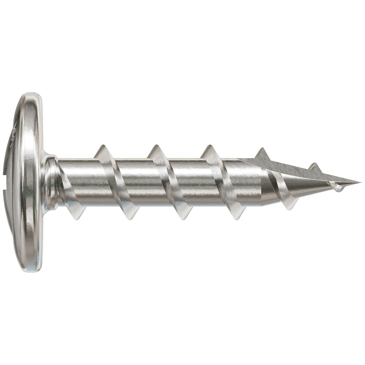 Simpson Strong-Tie S08C075KQC Wire-Lath Modified Truss-Head Screw, #8 x 3/4-in., #2 Phillips Head, Type 305, 100-Pack